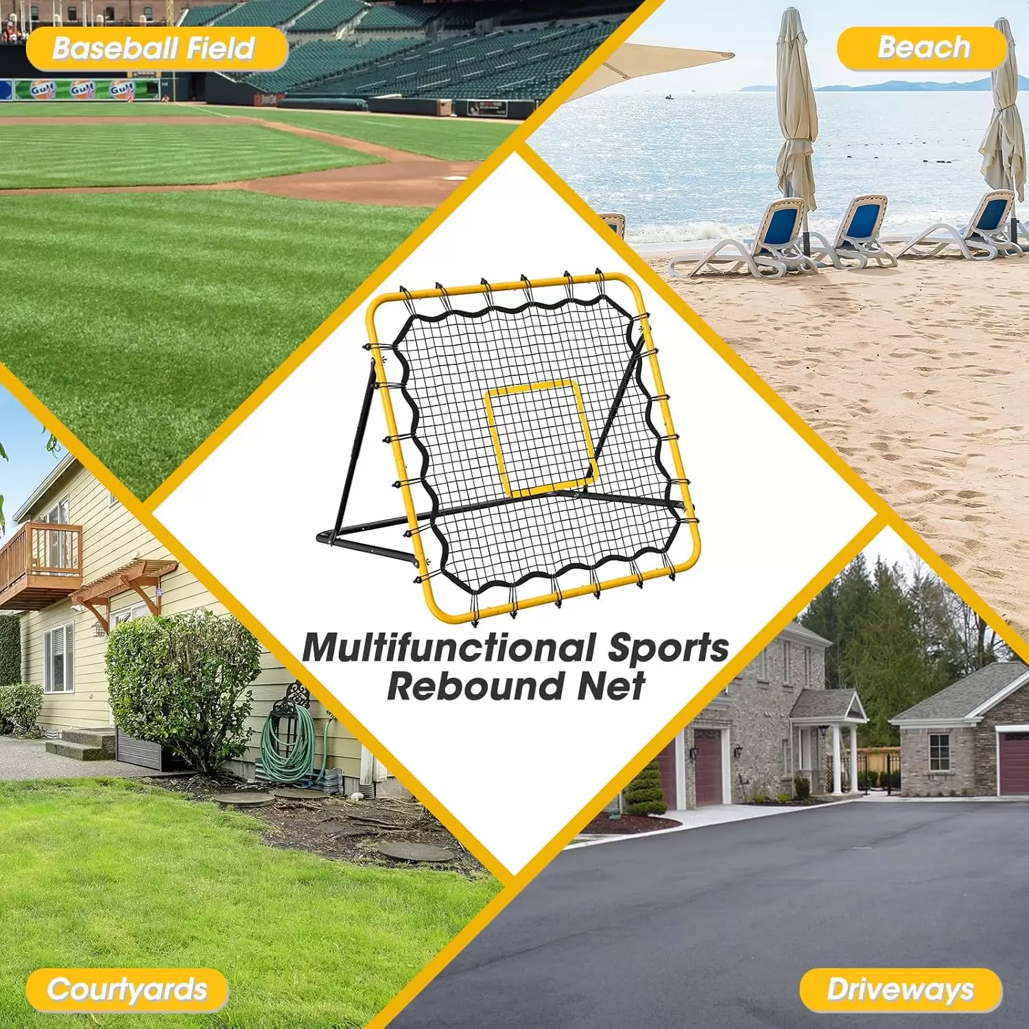 각도 조절 가능 다용도 스포츠 리바운드 네트 I