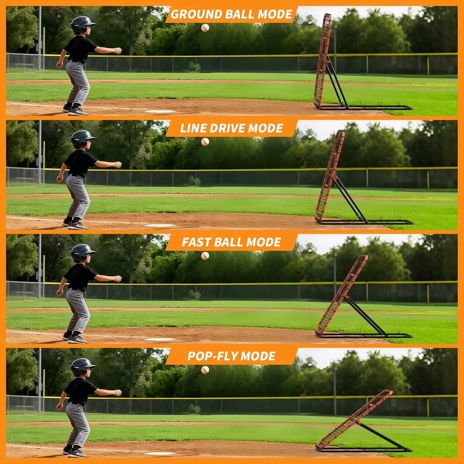 조정 가능한 각도 멀티 스포츠 리바운드 넷 &Iota;&Iota;