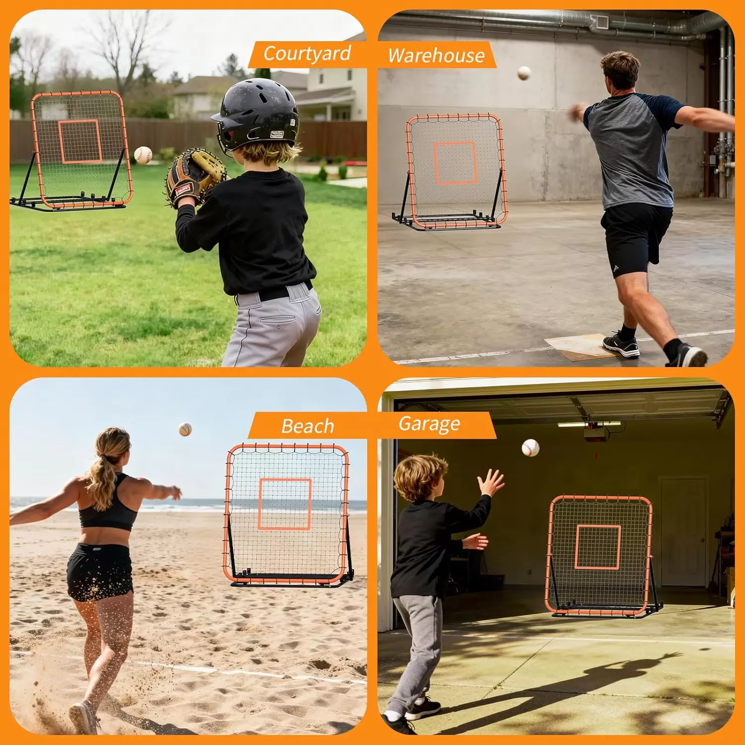 조정 가능한 각도 멀티 스포츠 리바운드 넷 &Iota;&Iota;