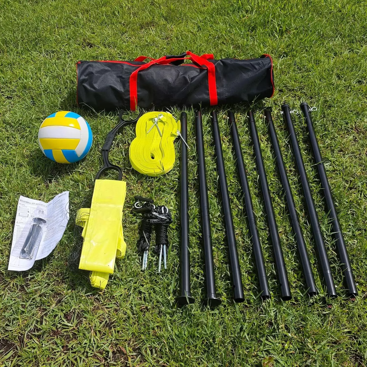 길이 조절 가능한 다기능 배구 훈련 네트