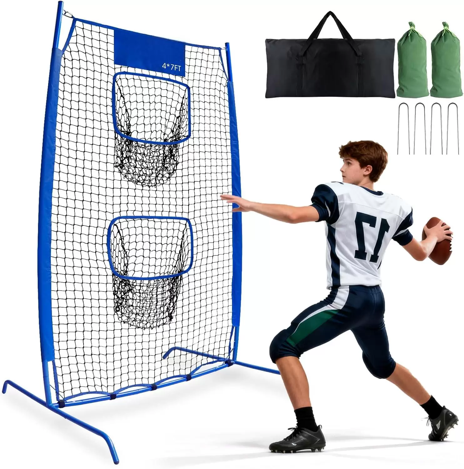 럭비 던지기 연습용 네트 II