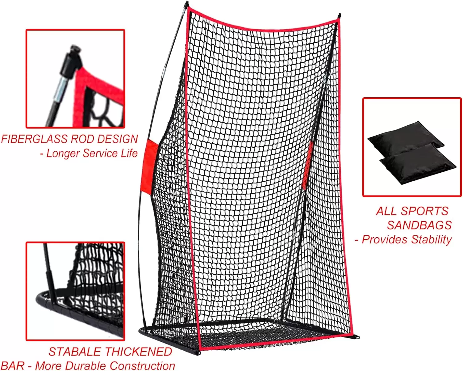 4x7피트 럭비 연습용 네트