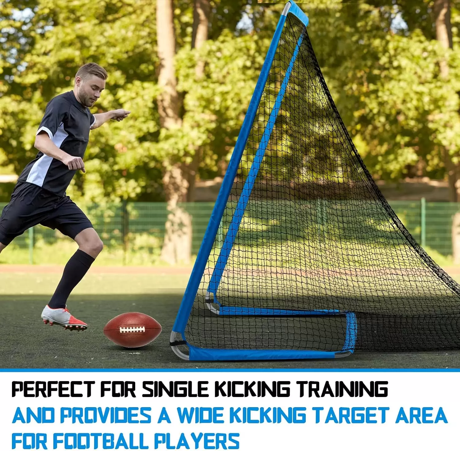 강도 높은 원형 튜브 럭비 연습 네트