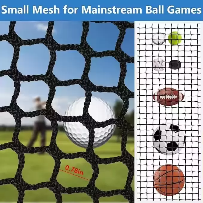 타겟 천이 포함된 10x10x10피트 경량 골프 케이지